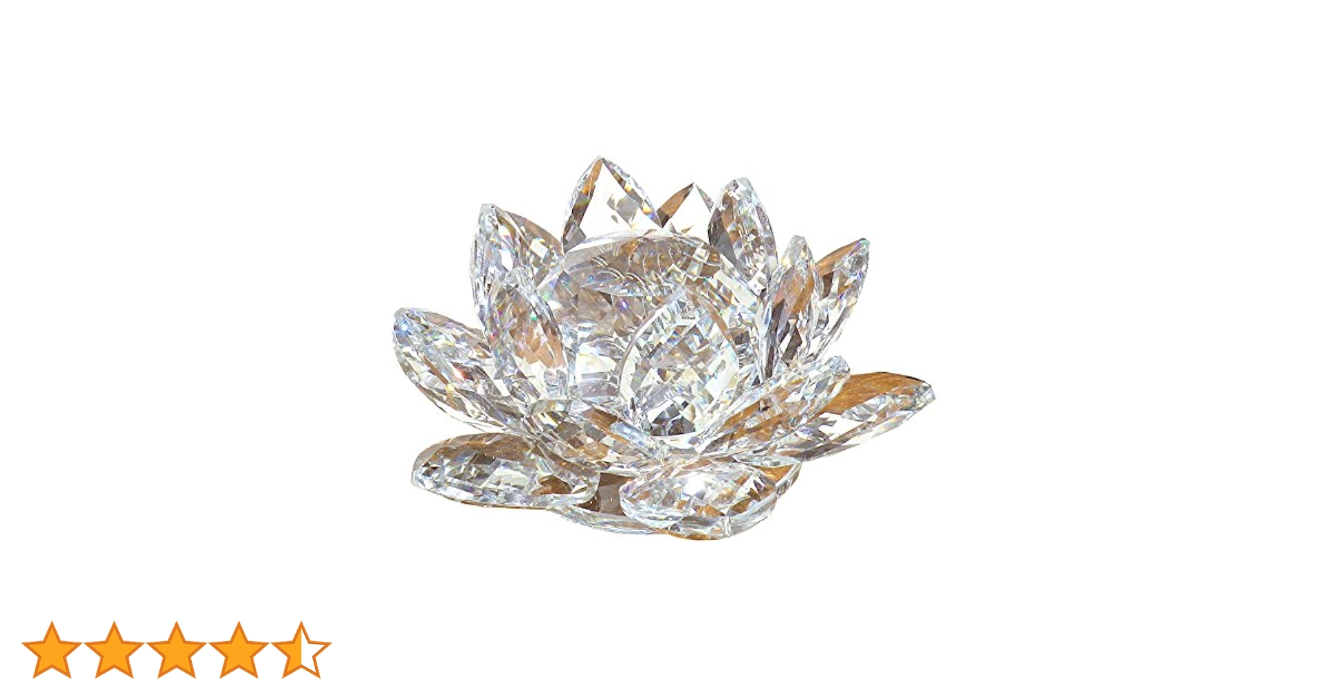 花　置物 Amazon.co.jp: [KKD] クリスタル ガラス 置物 カラフル 蓮の花